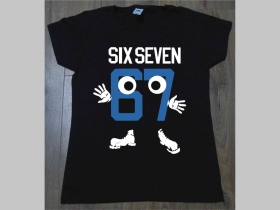 Six seven 67 d&aacute;mske červen&eacute; tričko materi&aacute;l 100%bavlna